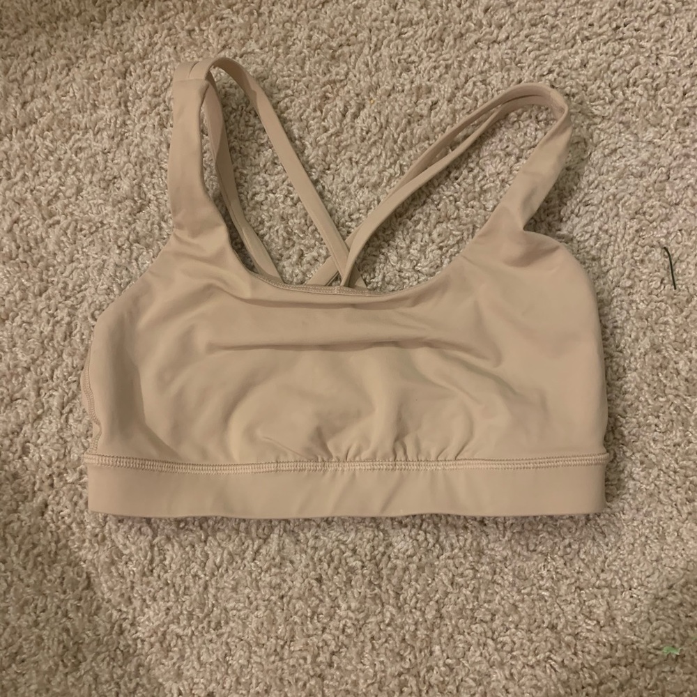 Brand new lululemon nude sports bra